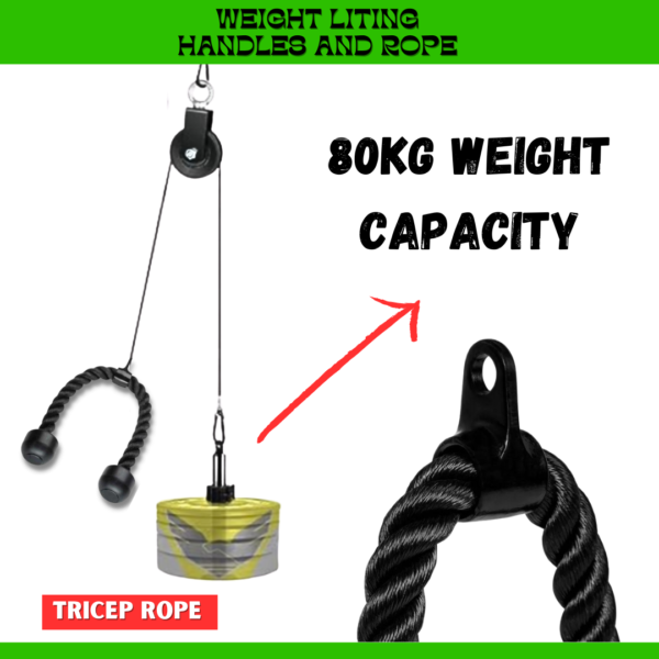 TRICEP ROPE WEIGHT CAPACITY