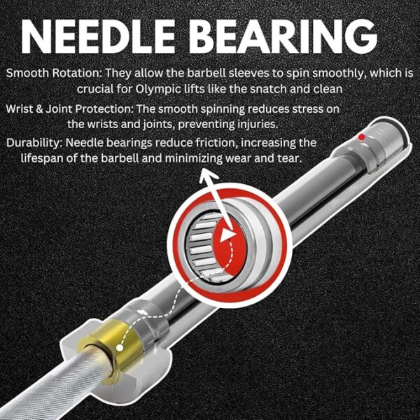 Olympic gym barbell